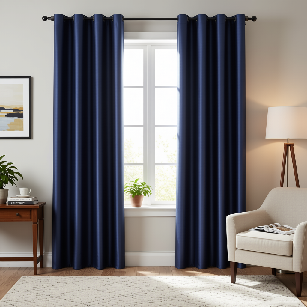 Ready Made curtain fabric supplier in China - Curtain Fabric 002 Embossed 135x260cm