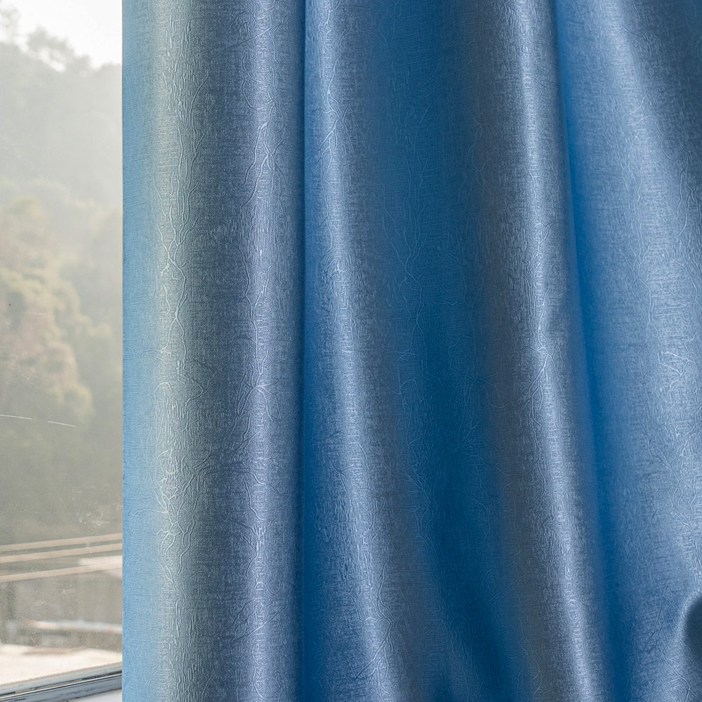 Curtain Fabric 005 Embossed 135x260cm fabric texture view 2