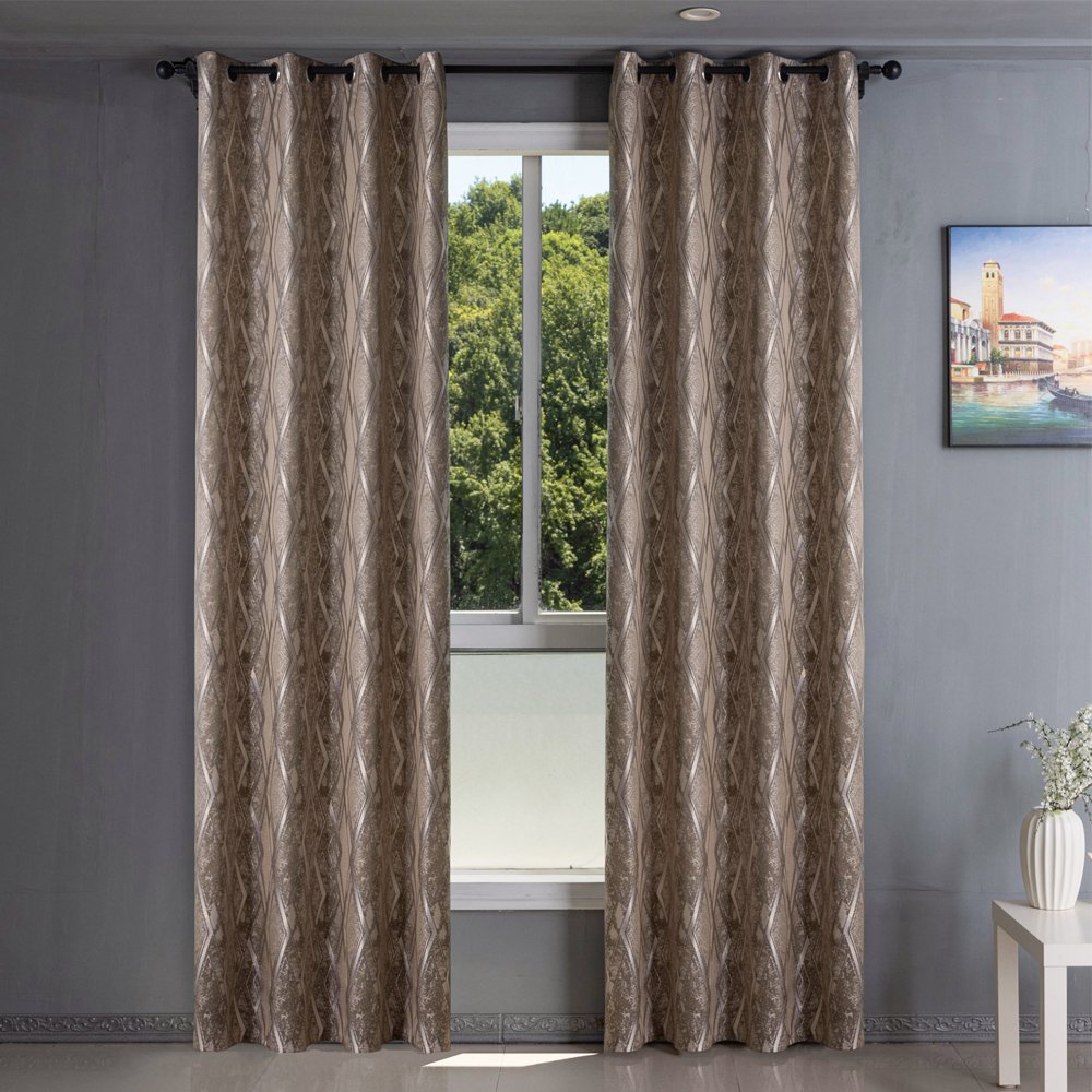 Ready Made curtain fabric supplier in China - Curtain Fabric 006 Jacquard 135x260cm