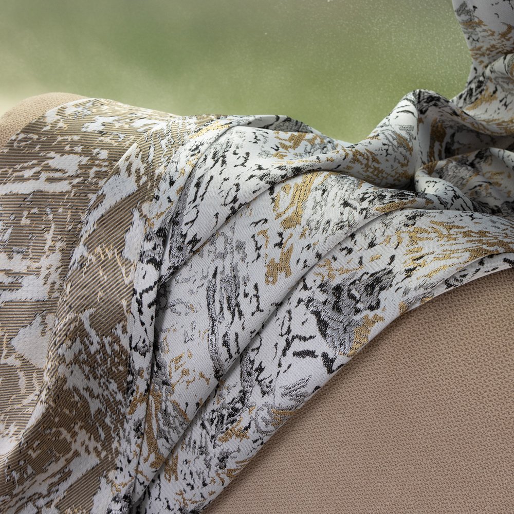 Curtain Fabric 012 Jacquard 135x260cm fabric texture view 3