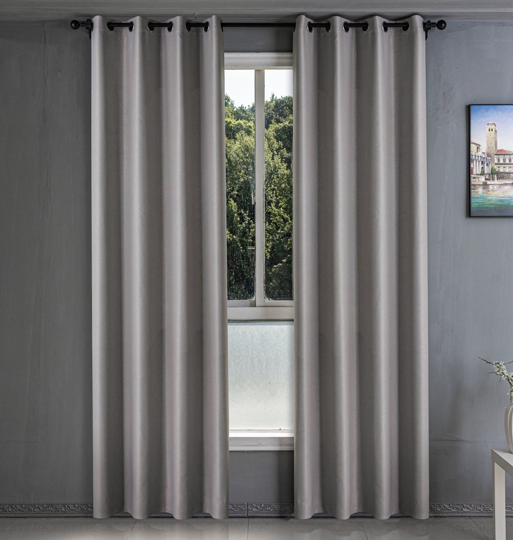 Ready Made curtain fabric supplier in China - Curtain Fabric 101 Maple Leaf Embossed 135x260cm