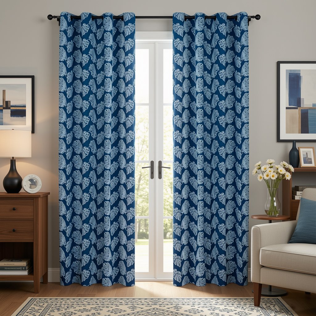 Ready Made curtain fabric supplier in China - Curtain Fabric 1101 3D Embossed 140x260cm