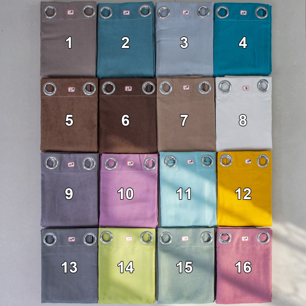 Curtain Fabric 303 Solid Color 135x260cm fabric texture view 4