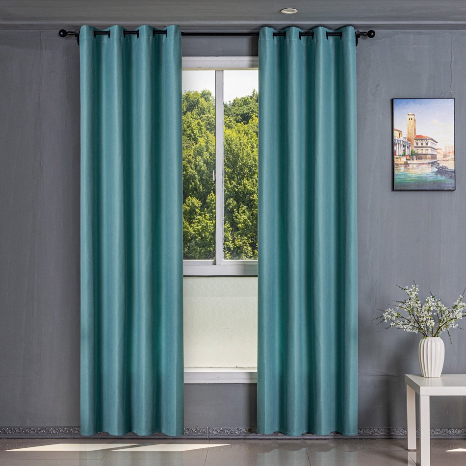 Ready Made curtain fabric supplier in China - Curtain Fabric 303 Solid Color 135x260cm