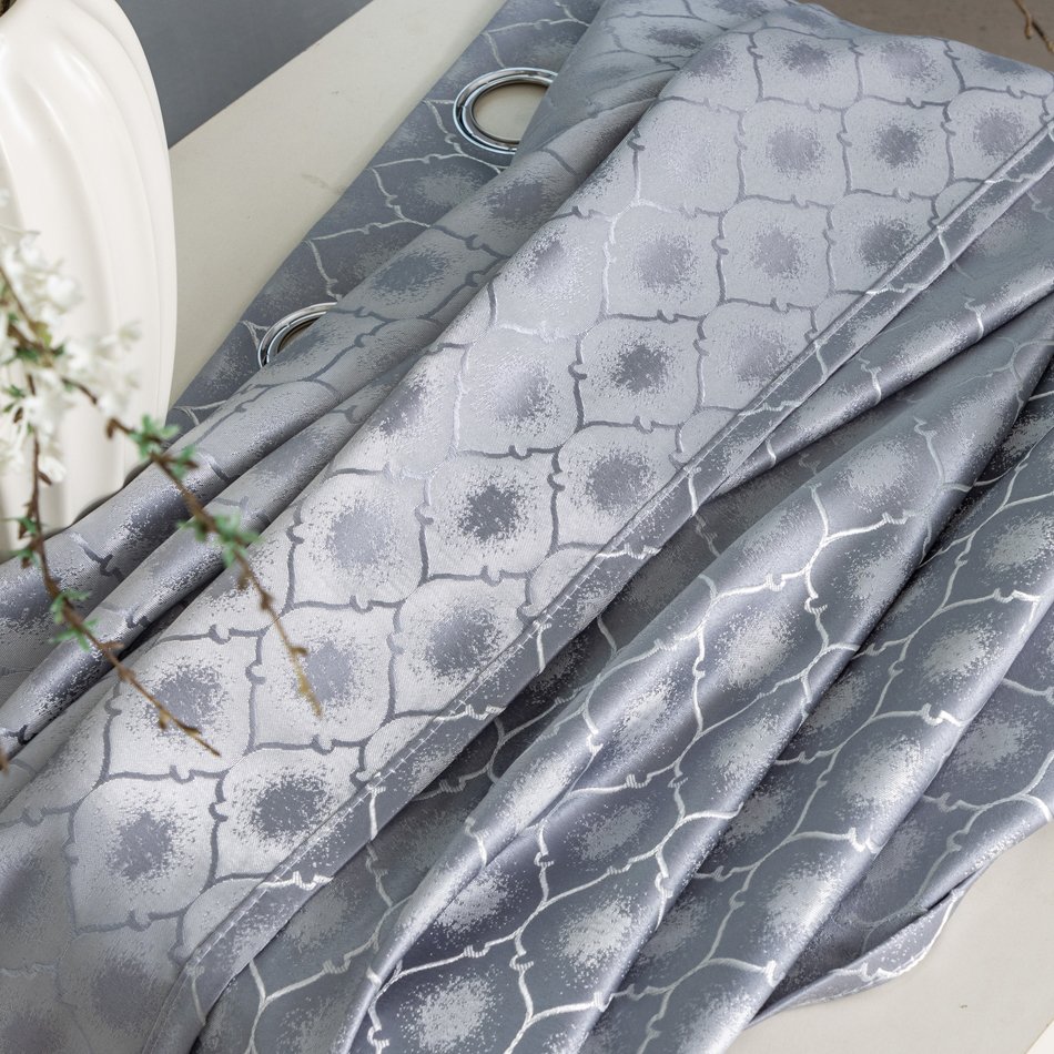 Curtain Fabric 501 Jacquard 135x260cm fabric texture view 2
