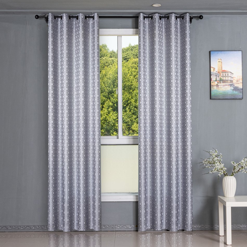 Ready Made curtain fabric supplier in China - Curtain Fabric 501 Jacquard 135x260cm