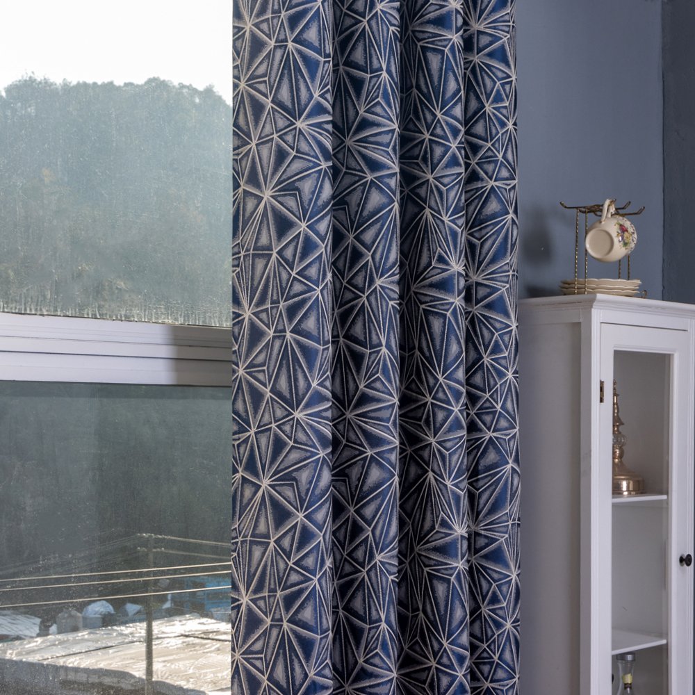 Curtain Fabric 502 Jacquard 135x260cm fabric texture view 3
