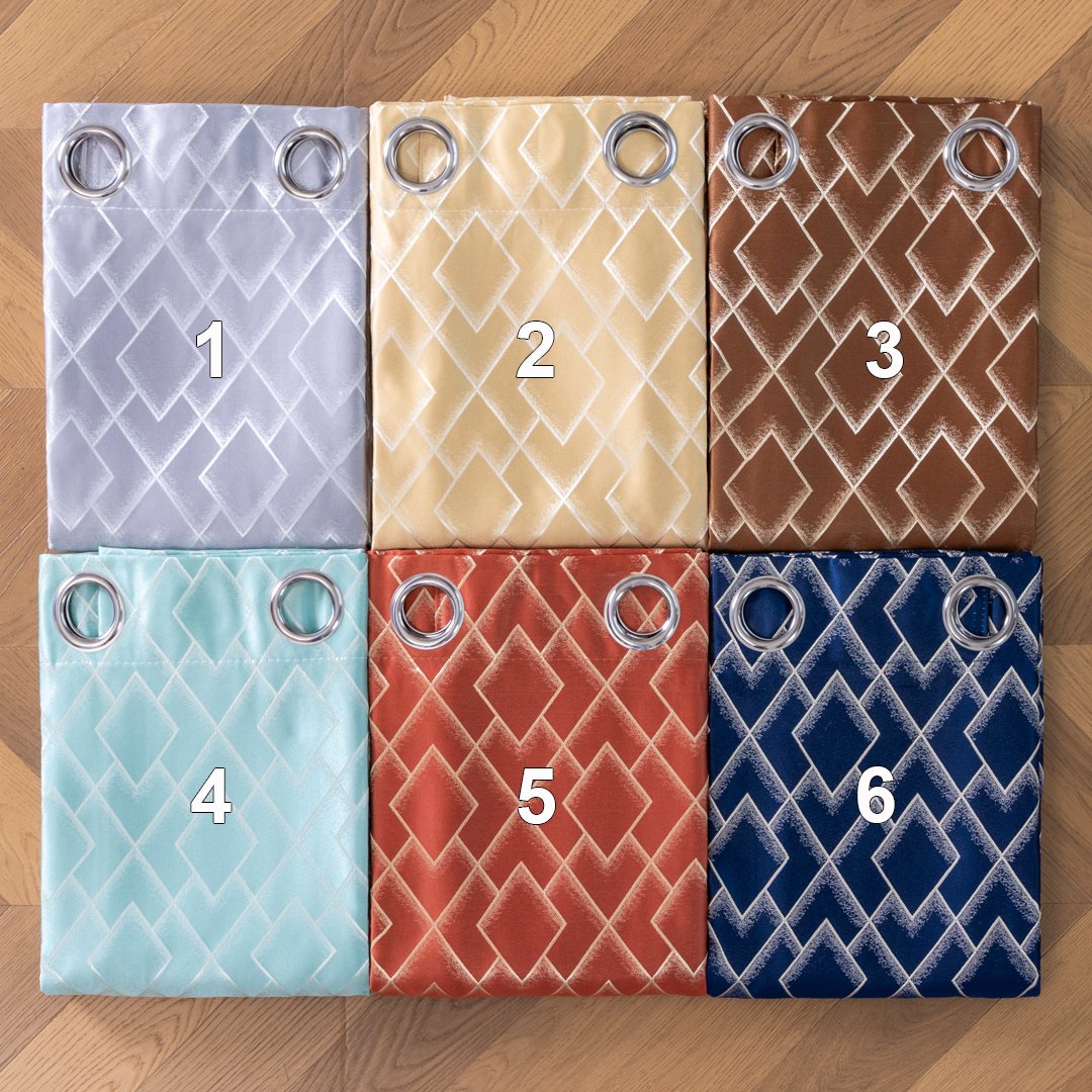 Curtain Fabric 503 Jacquard 135x260cm fabric texture view 4