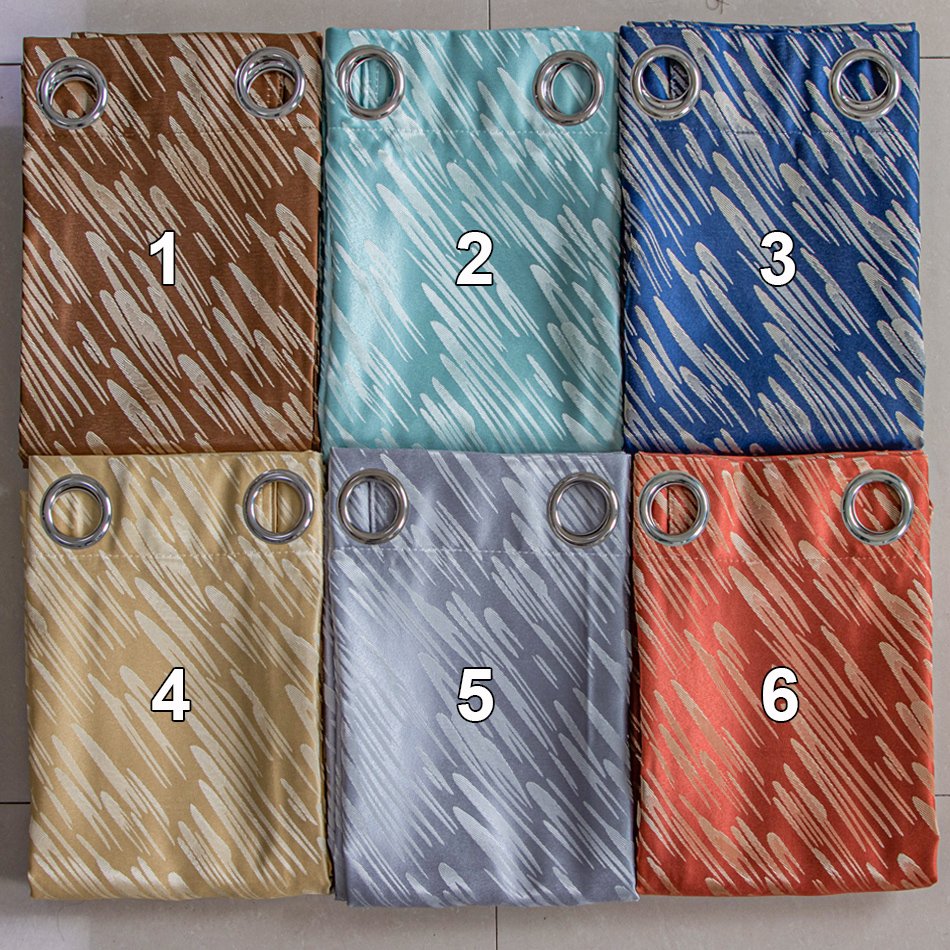 Curtain Fabric 504 Jacquard 135x260cm fabric texture view 4