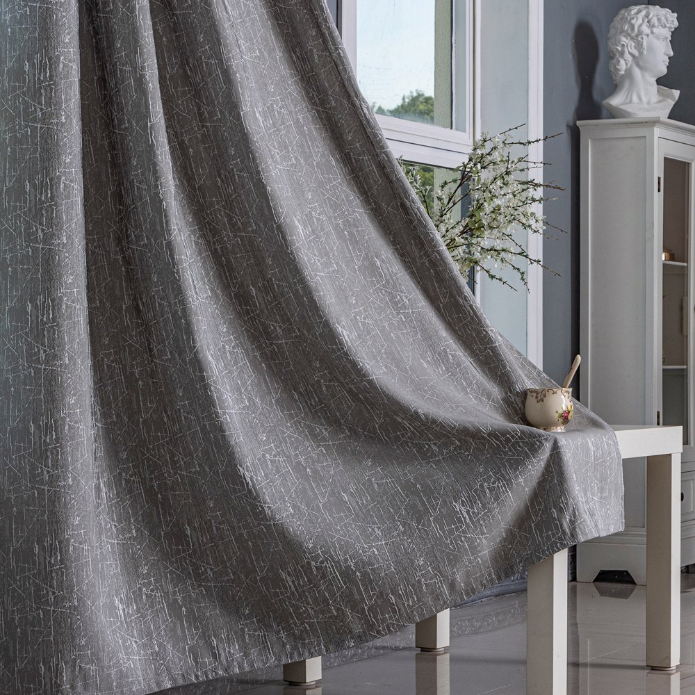 Curtain Fabric 514 Jacquard 135x260cm fabric texture view 2
