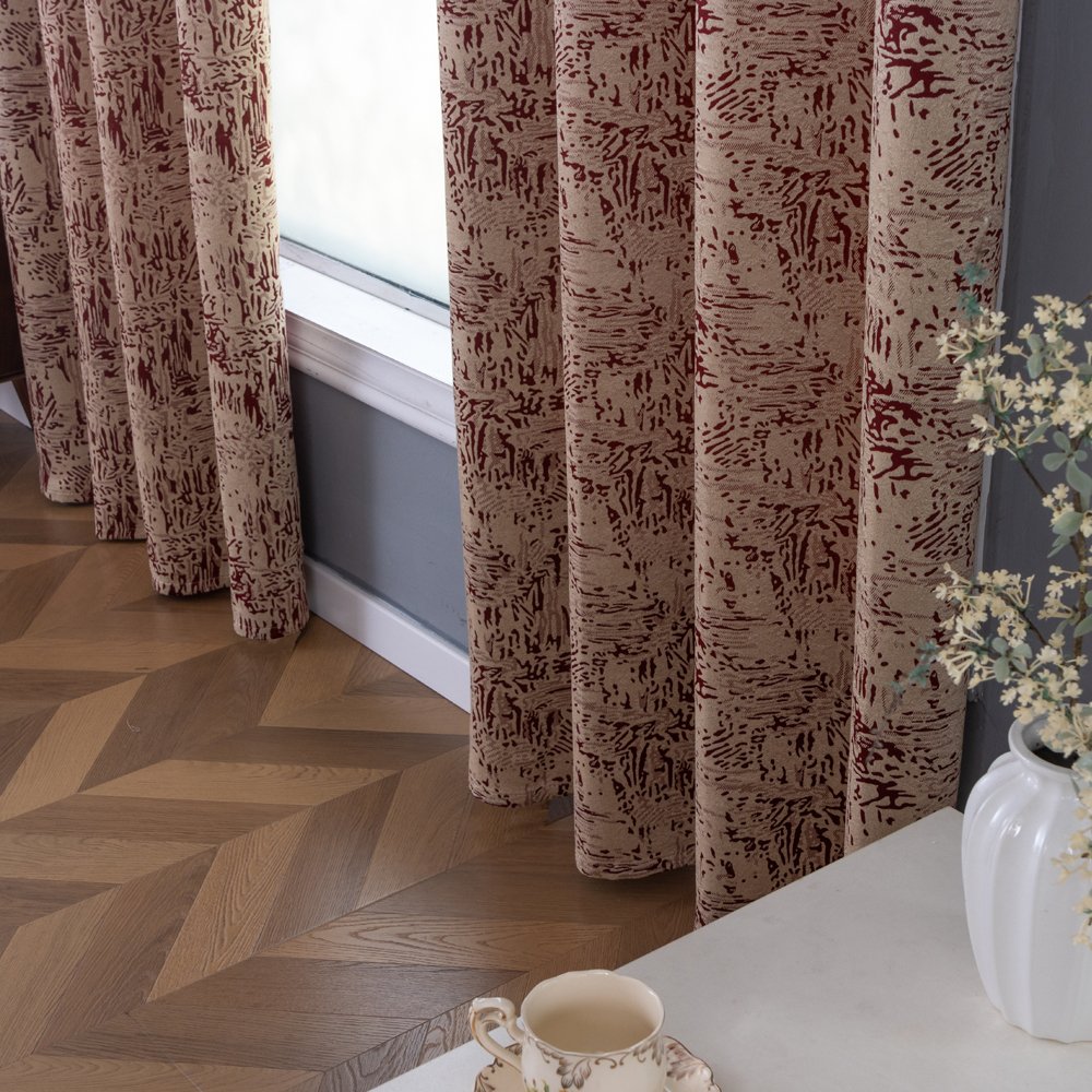 Curtain Fabric 517 Jacquard 135x260cm fabric texture view 2