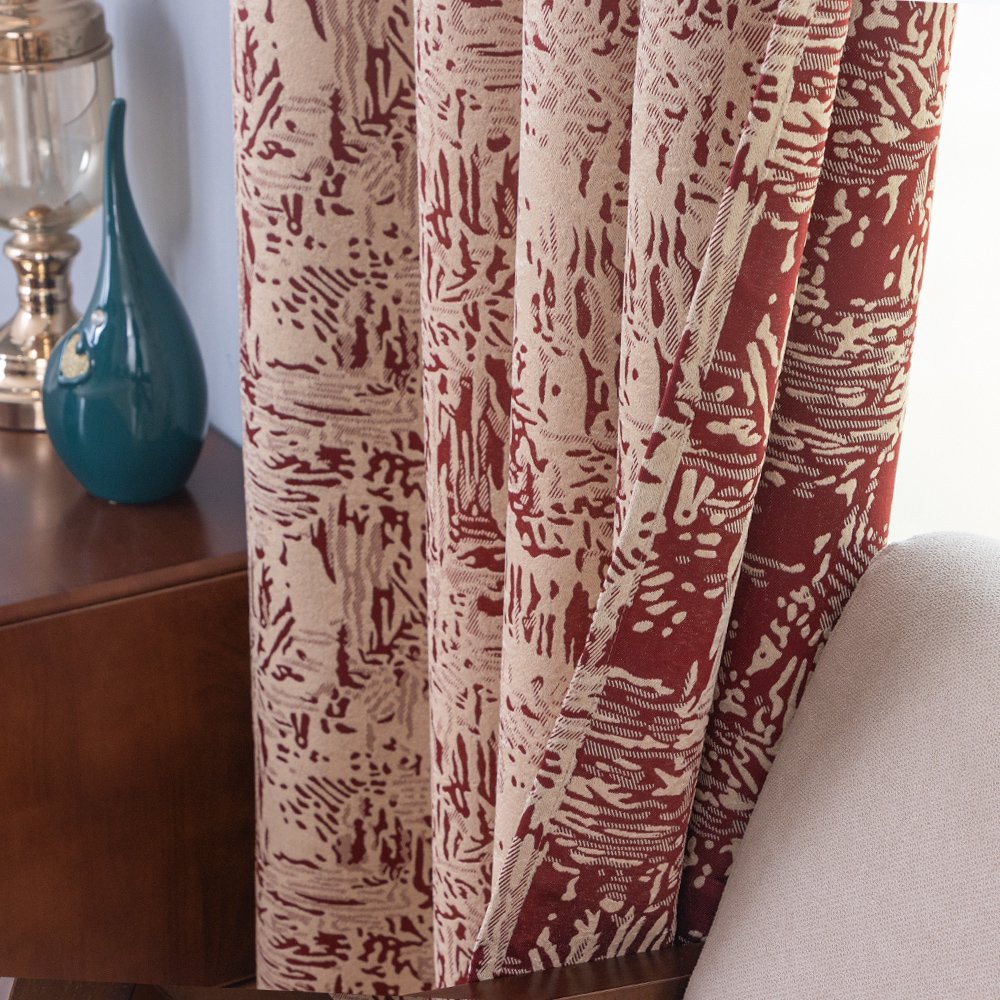 Curtain Fabric 517 Jacquard 135x260cm fabric texture view 3