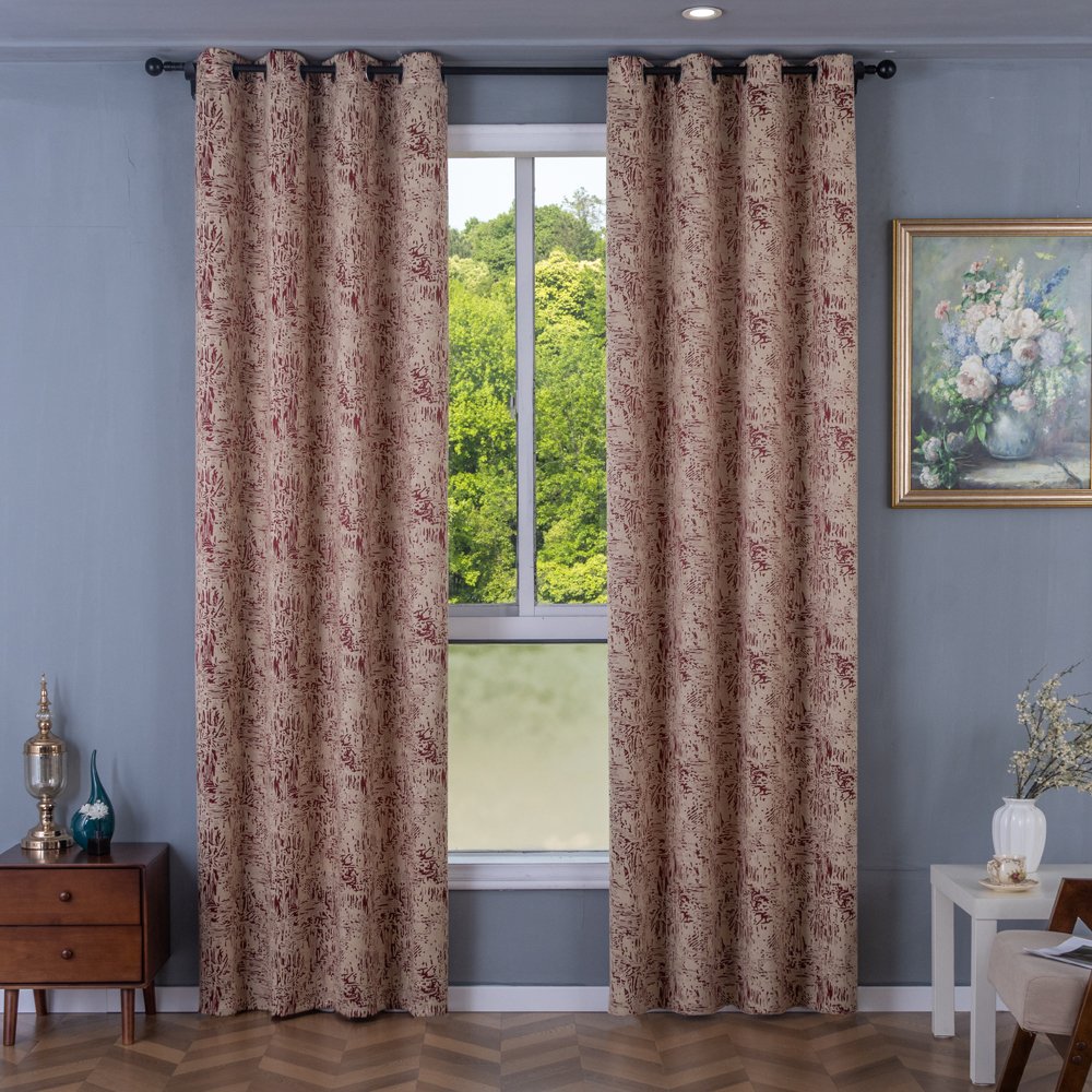 Ready Made curtain fabric supplier in China - Curtain Fabric 517 Jacquard 135x260cm