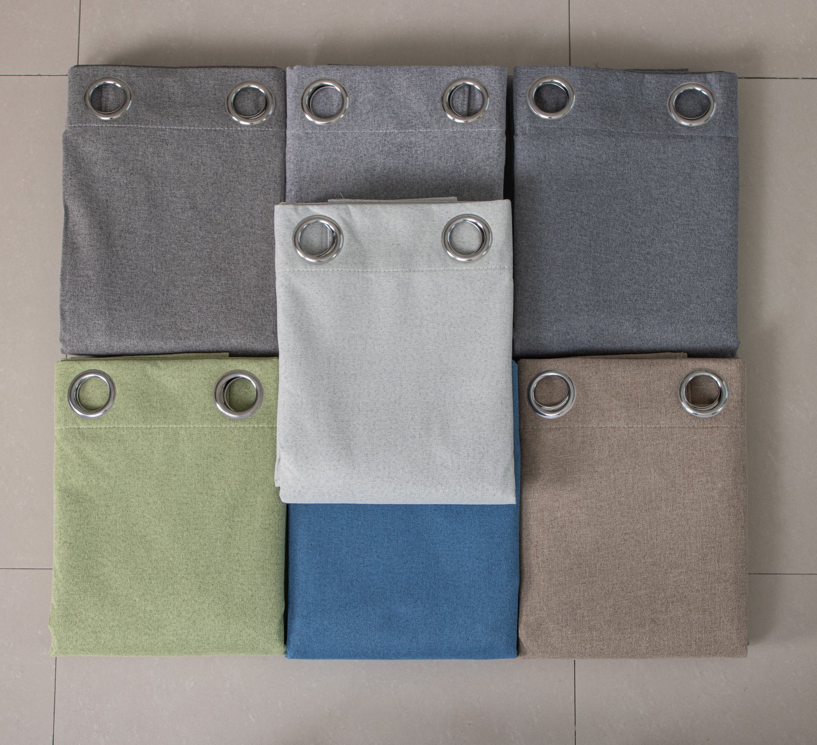 Curtain Fabric 520 Solid Color 135x260cm fabric texture view 4
