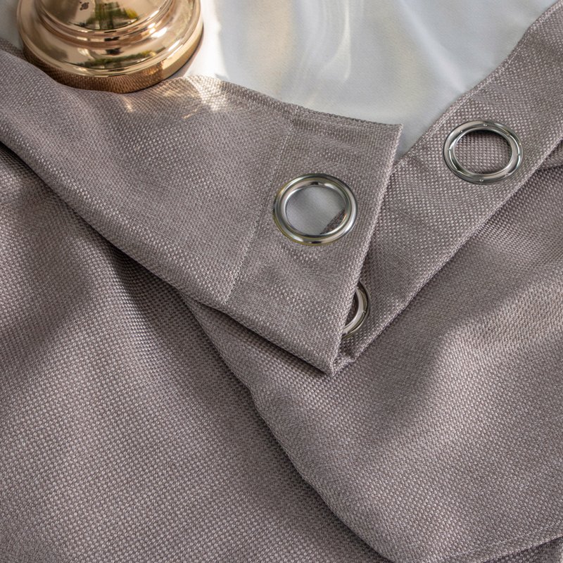 Curtain Fabric 606 Solid Color 135x260cm fabric texture view 2
