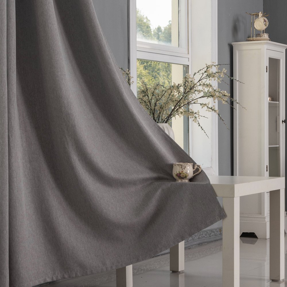 Curtain Fabric 611 Solid Color 140x260cm fabric texture view 2