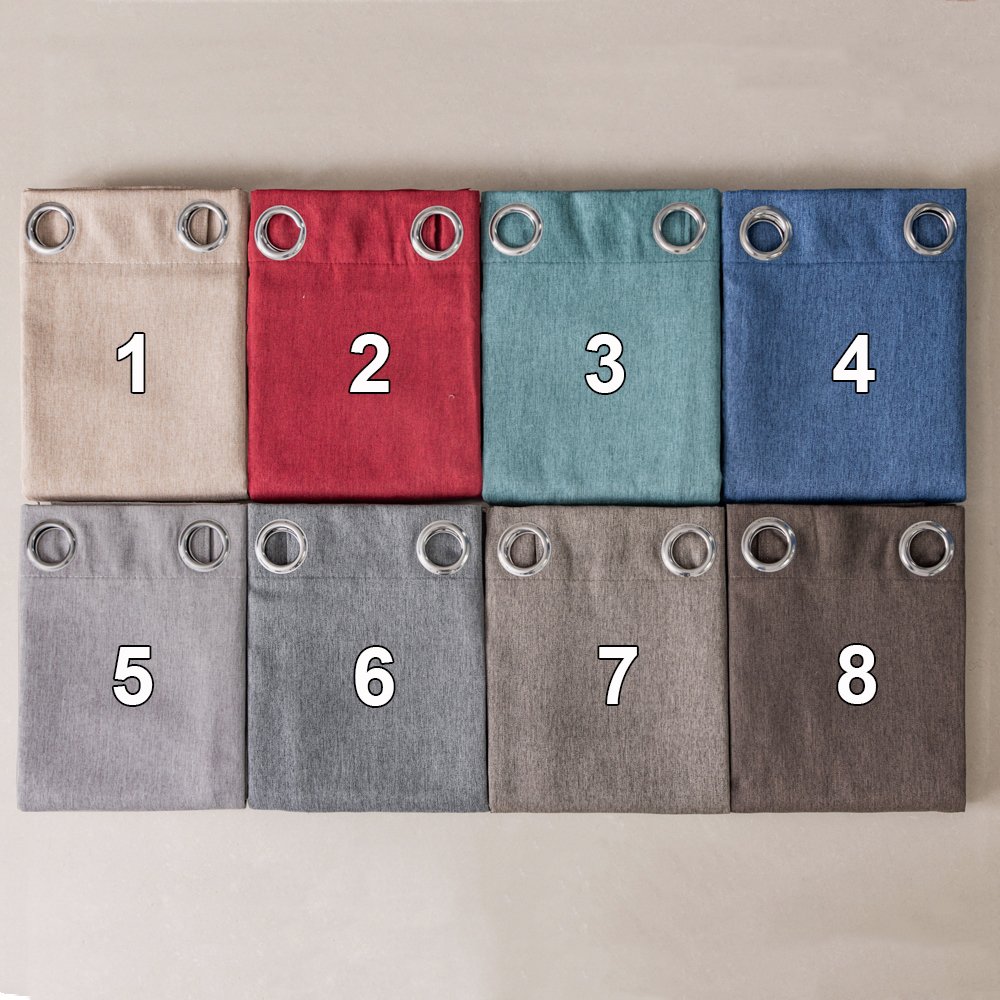 Curtain Fabric 611 Solid Color 140x260cm fabric texture view 4
