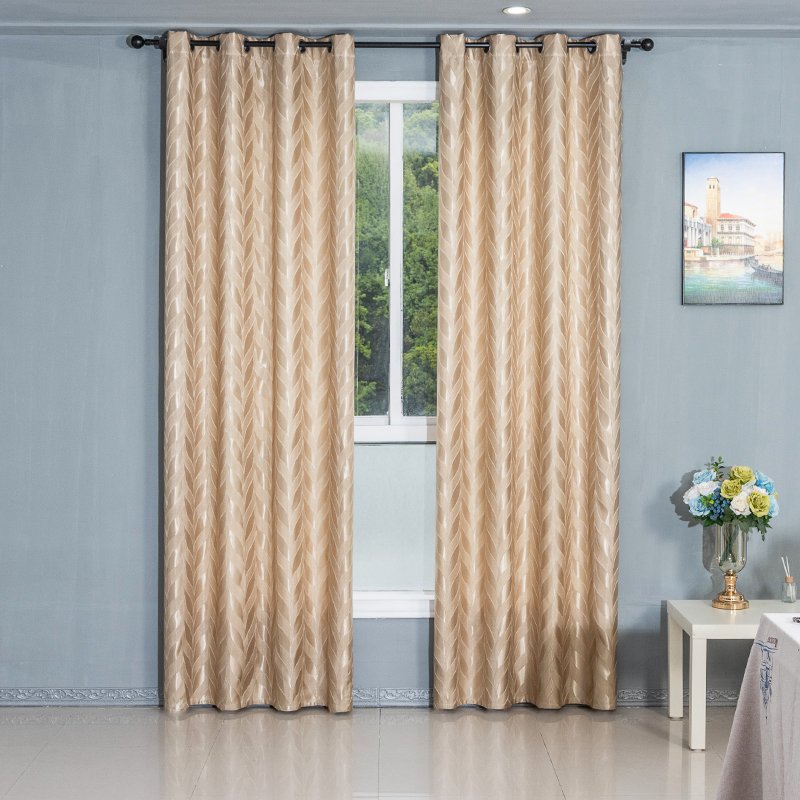 Ready Made curtain fabric supplier in China - Curtain Fabric 704 Jacquard 135x260cm