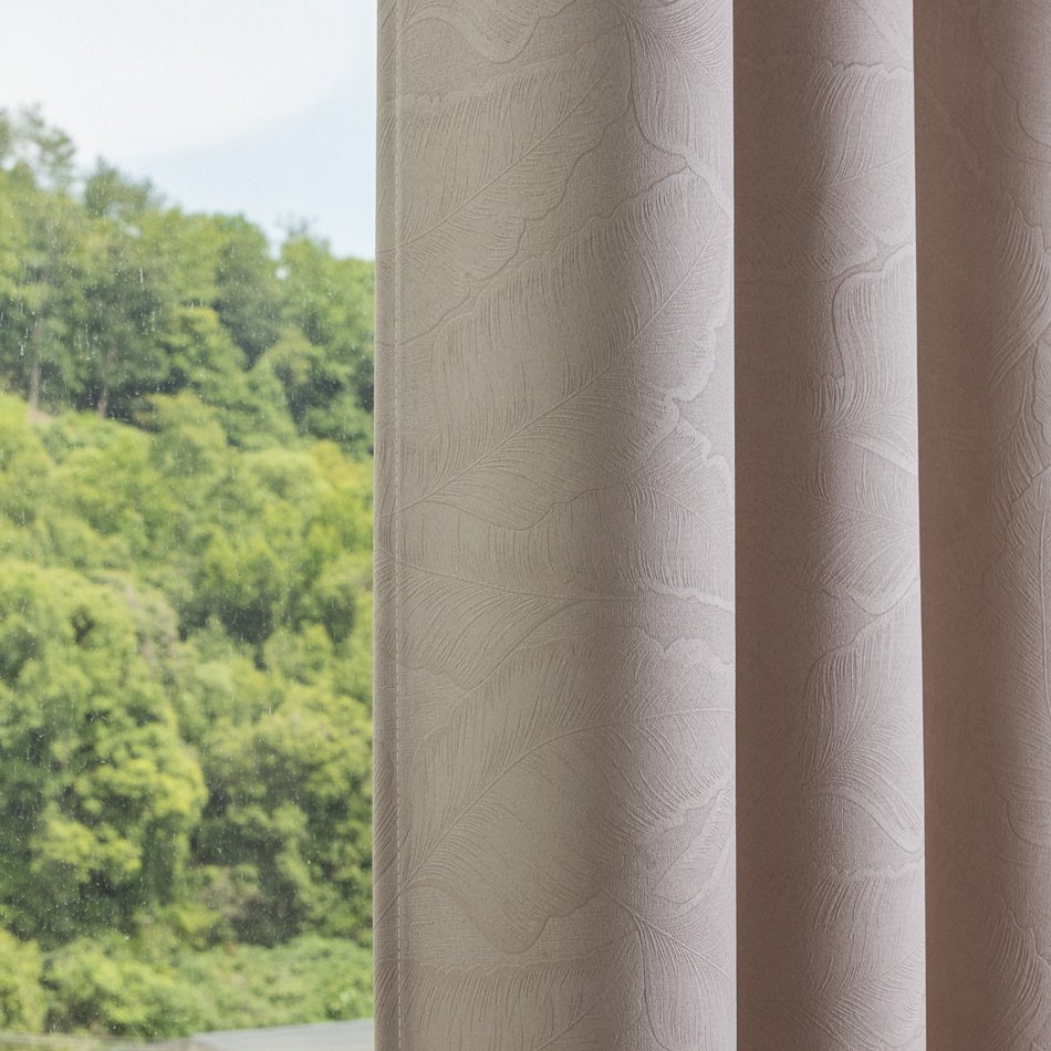 Curtain Fabric 811 Embossed 135x260cm fabric texture view 2