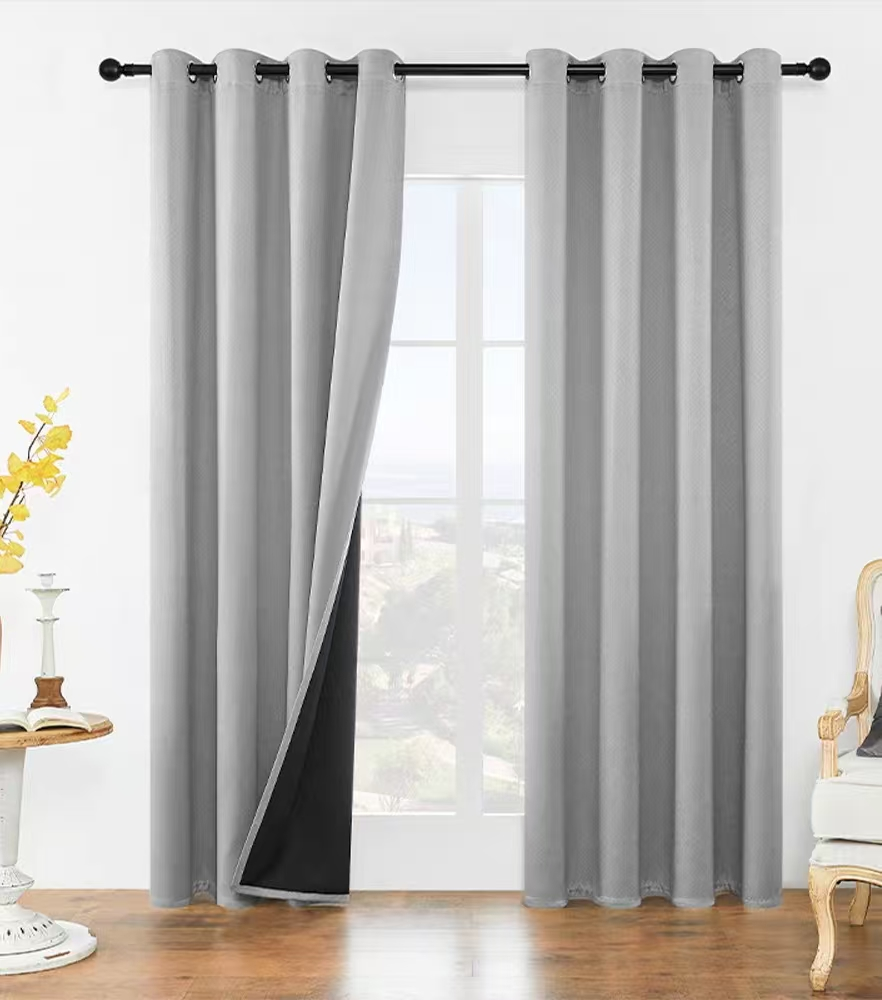 Ready Made curtain fabric supplier in China - Curtain Fabric 868 Embossed 135x260cm
