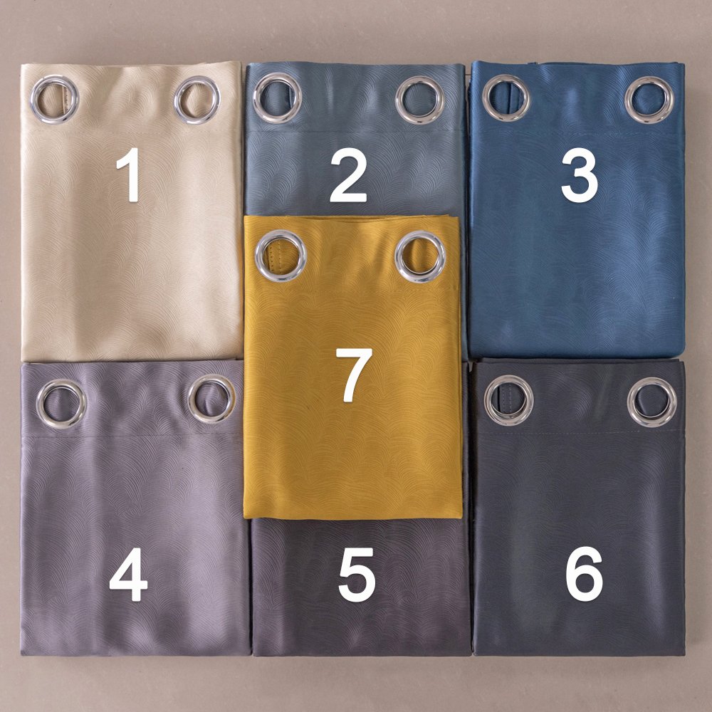 Curtain Fabric 869 Embossed 135x260cm fabric texture view 4