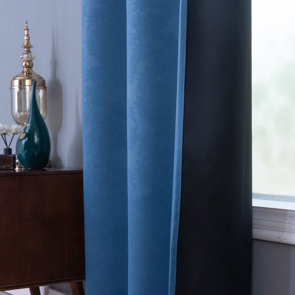 Curtain Fabric 968 Embossed 135x260cm fabric texture view 3