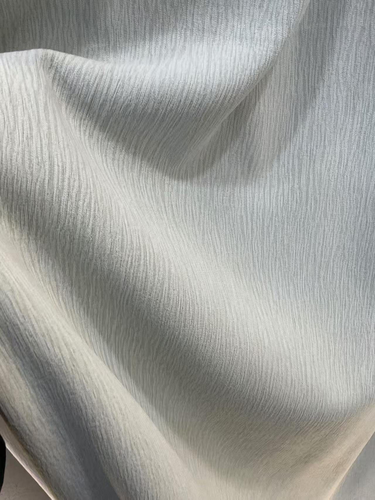 Forest Crinkle Chenille Curtain Fabric fabric texture view 2