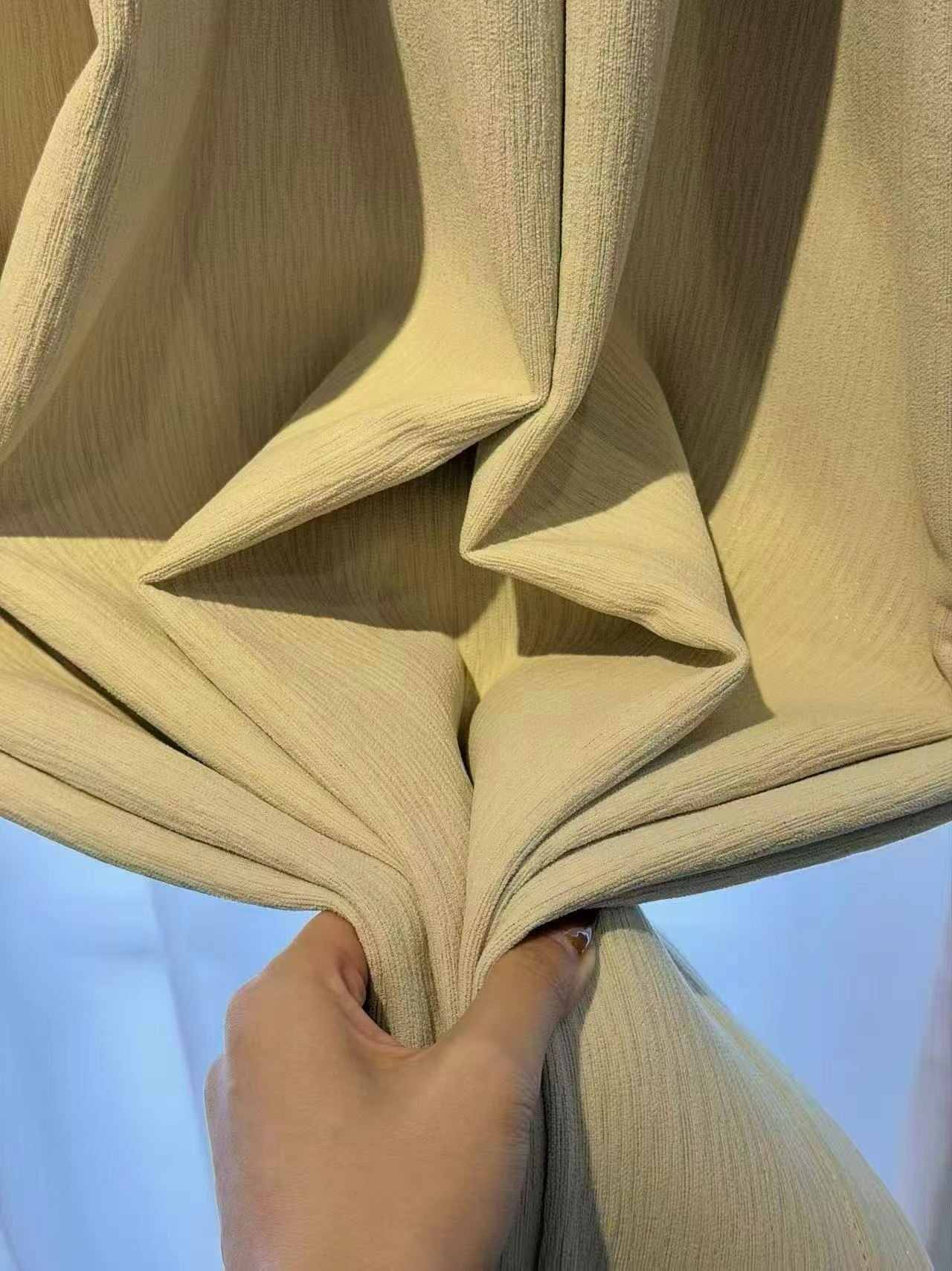 Joy Chenille Curtain Fabric fabric texture view 5
