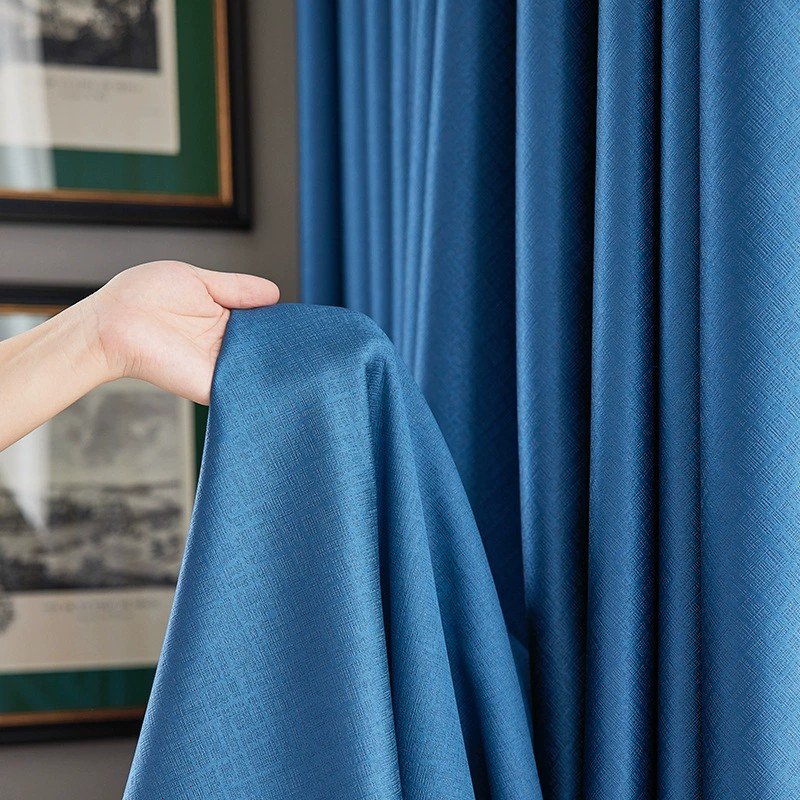 Prague Chenille Curtain Fabric fabric texture view 2