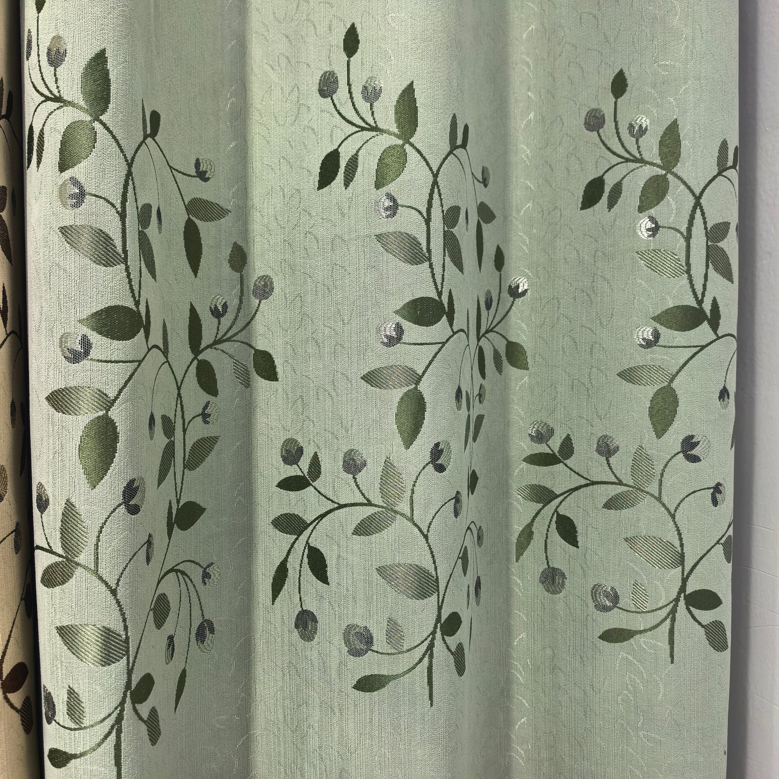 Jacquard Curtain Fabric 100% Polyester fabric texture view 6