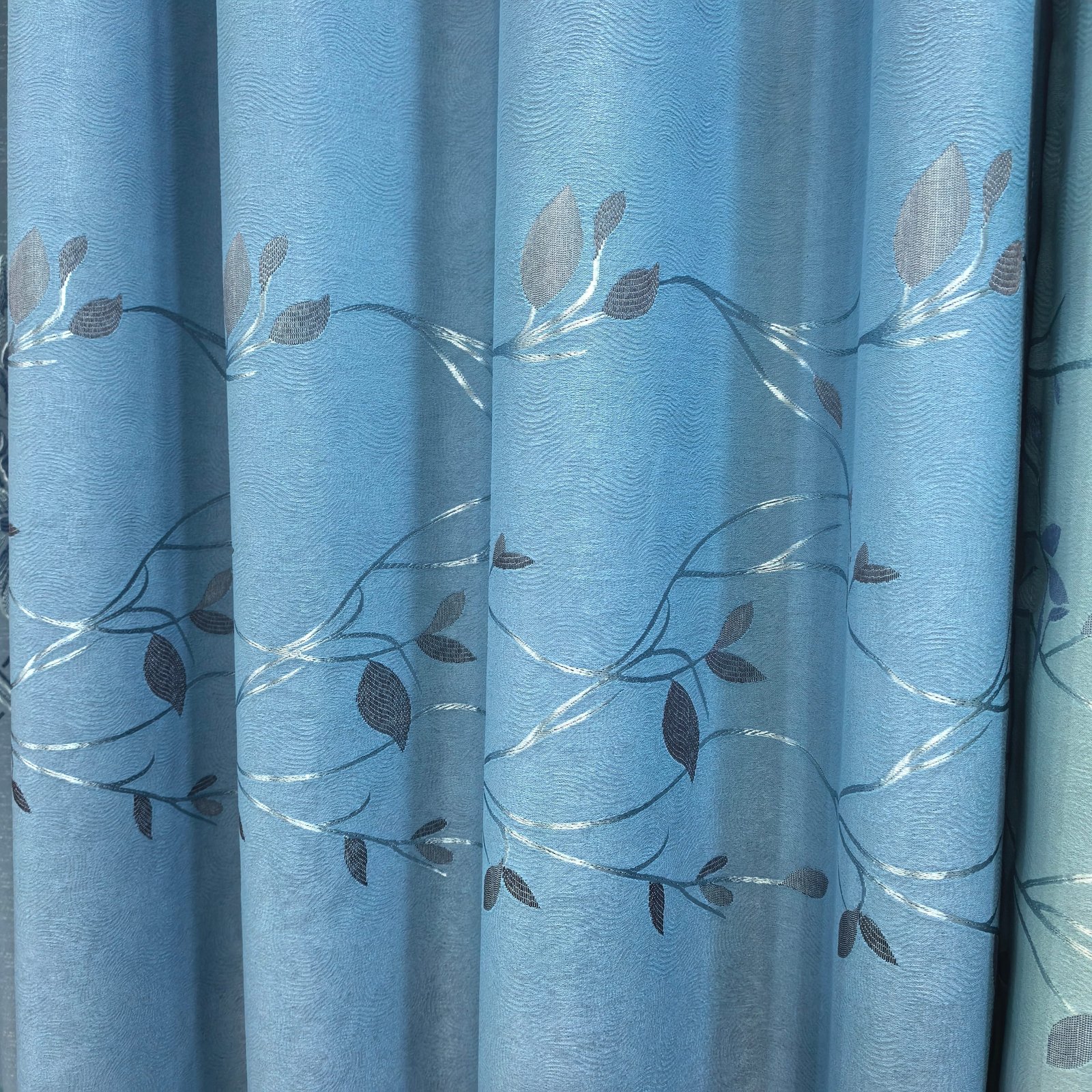Jacquard Curtain Fabric 100% Polyester fabric texture view 4