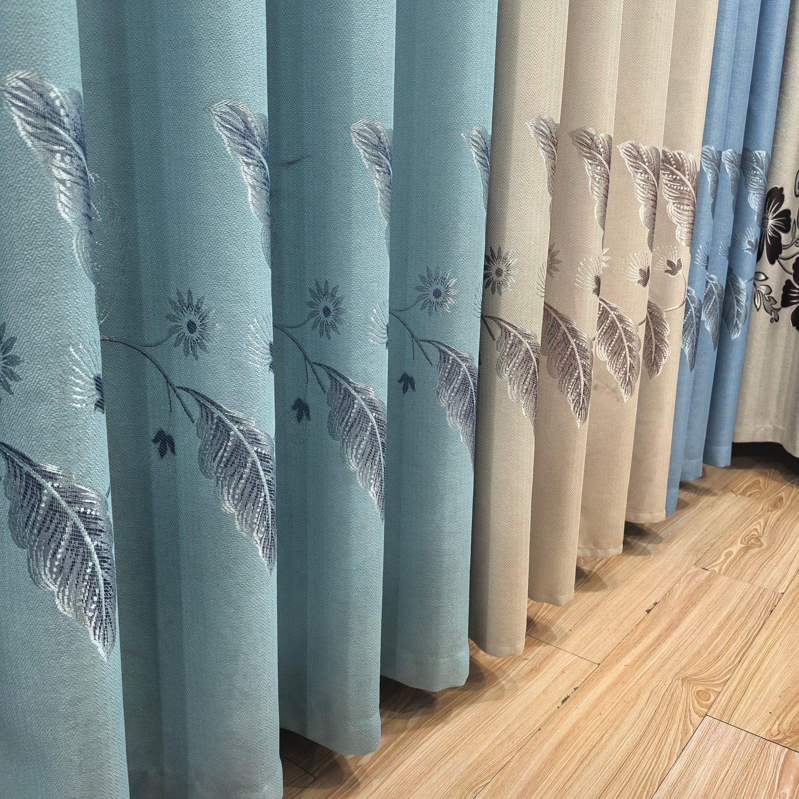 Jacquard curtain fabric supplier in China - Jacquard Curtain Fabric 100% Polyester