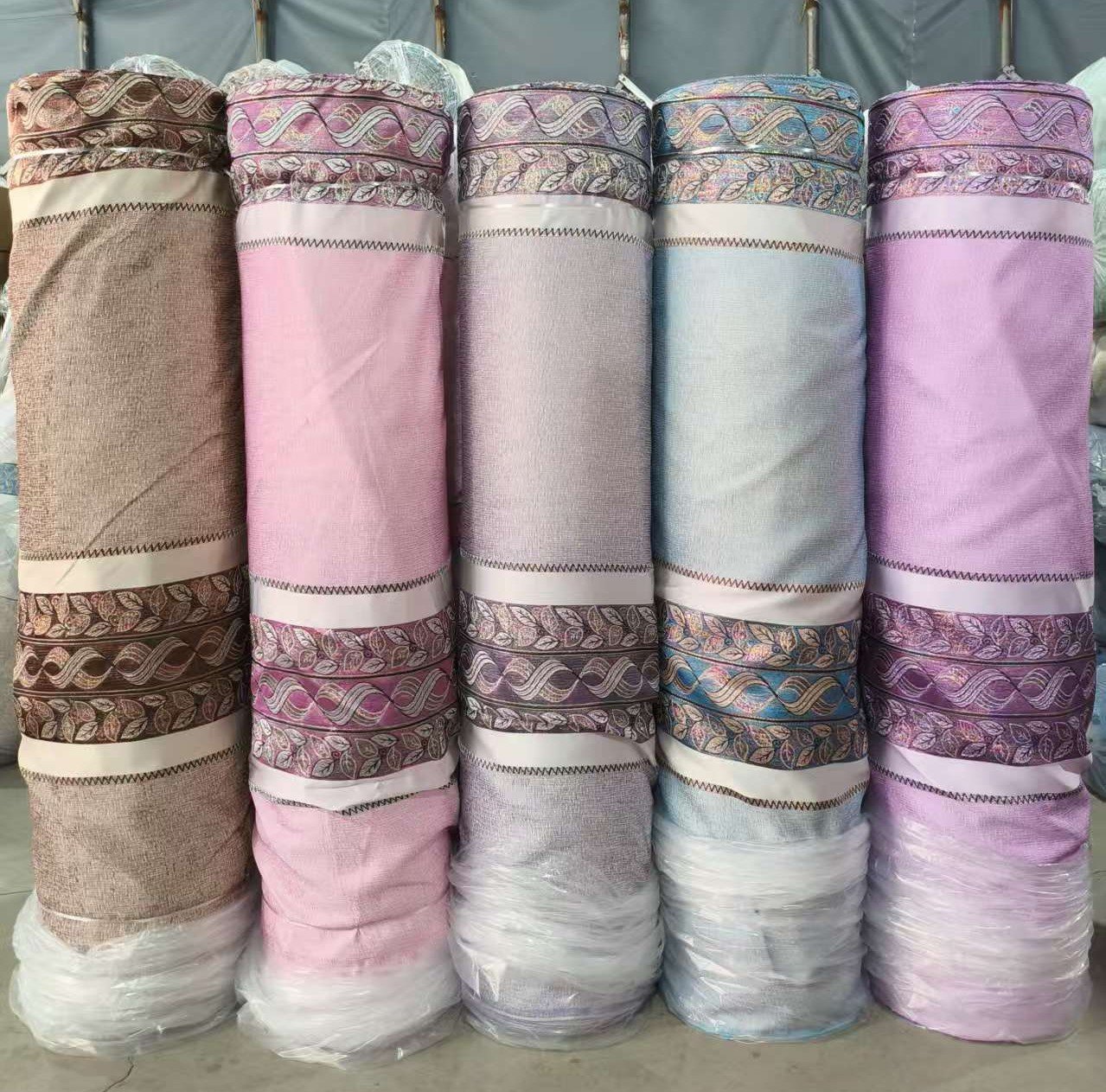 Jacquard Curtain Fabric 100% Polyester fabric texture view 4