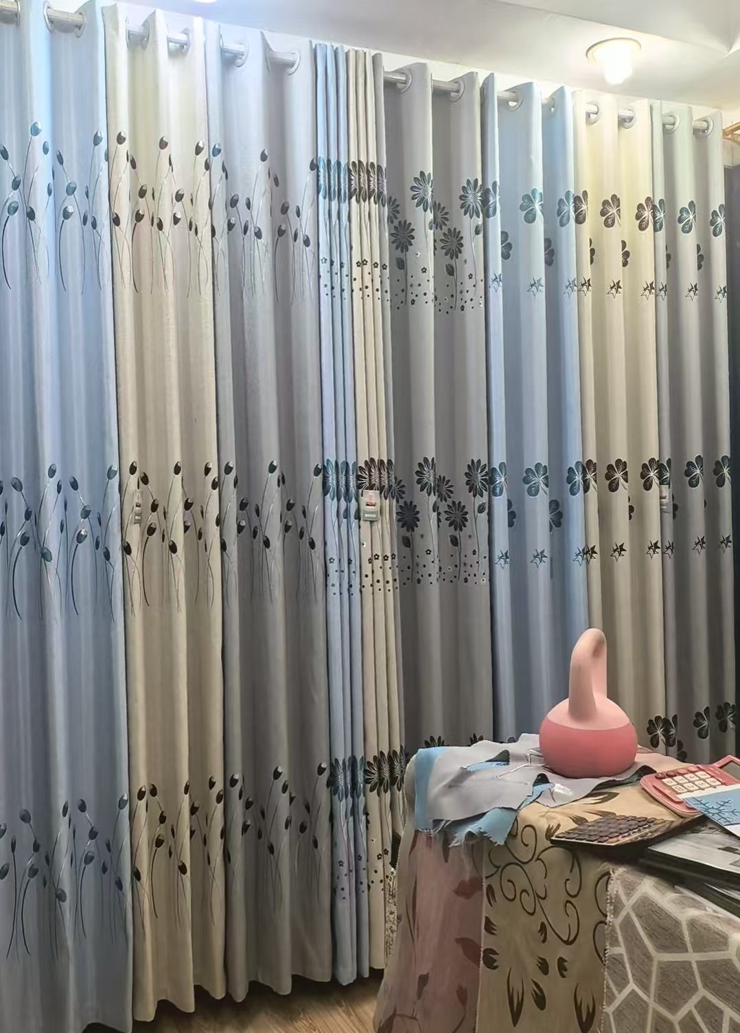 Jacquard curtain fabric supplier in China - Jacquard Curtain Fabric 100% Polyester