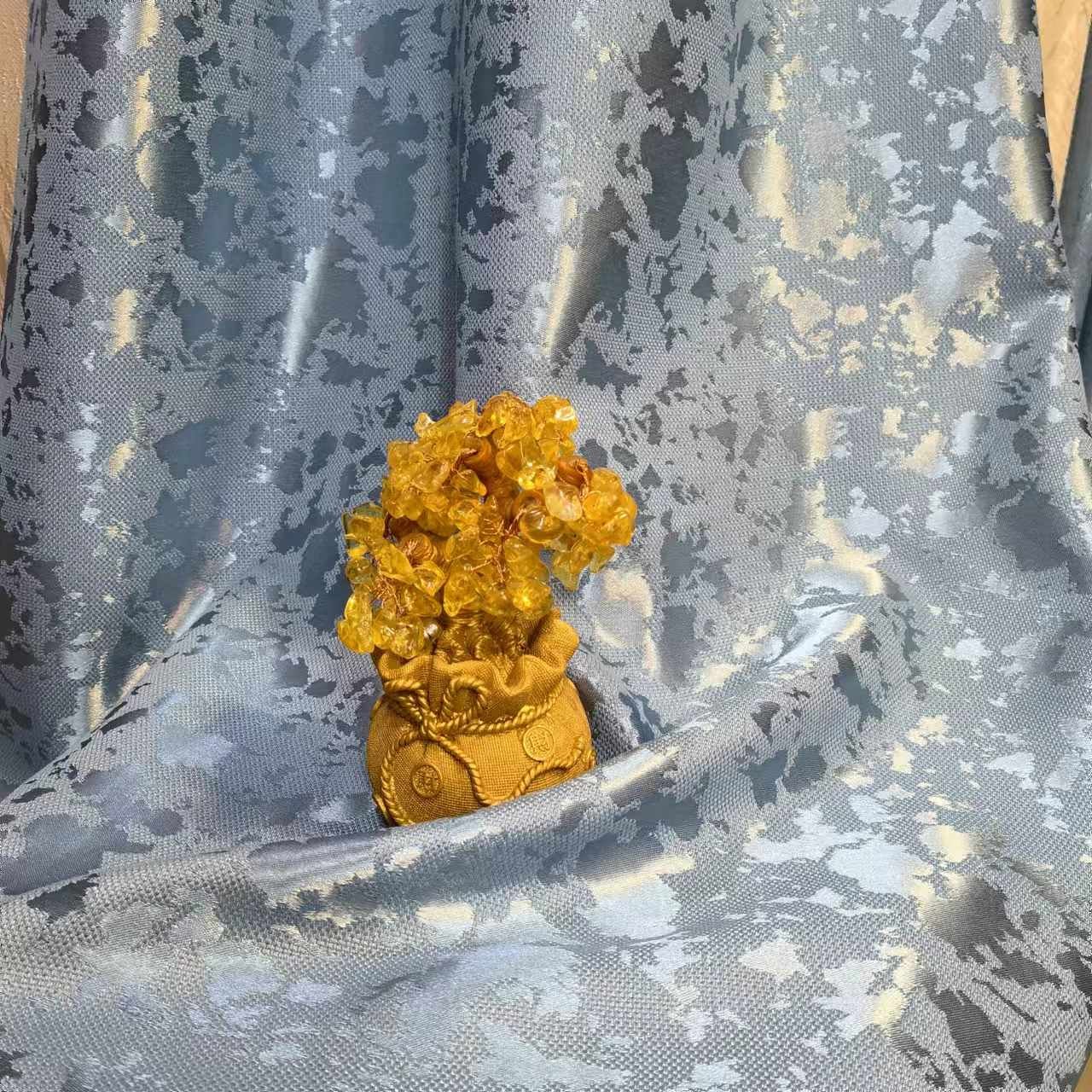 Jacquard Curtain Fabric 100% Polyester fabric texture view 2
