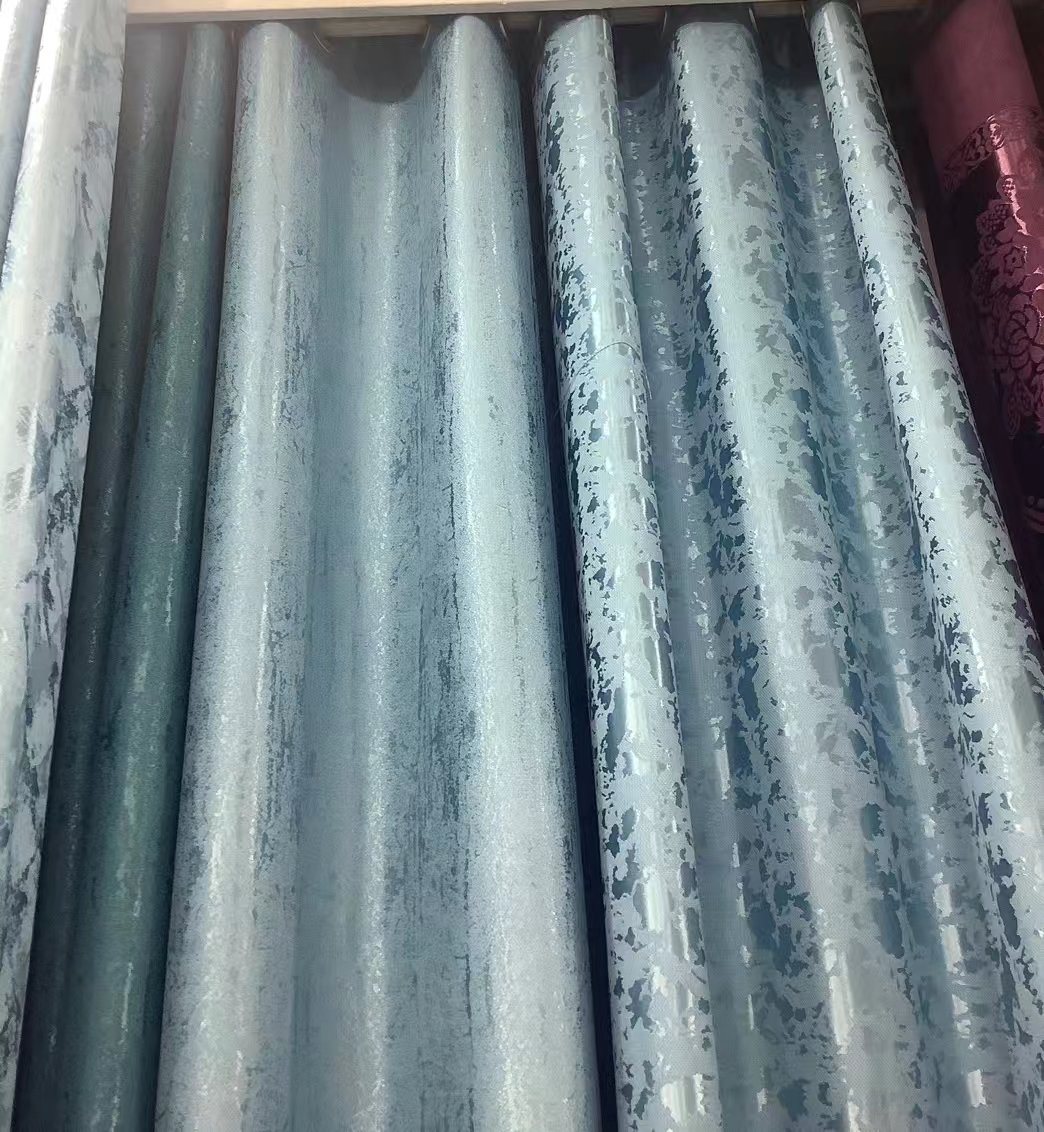 Jacquard Curtain Fabric 100% Polyester fabric texture view 4