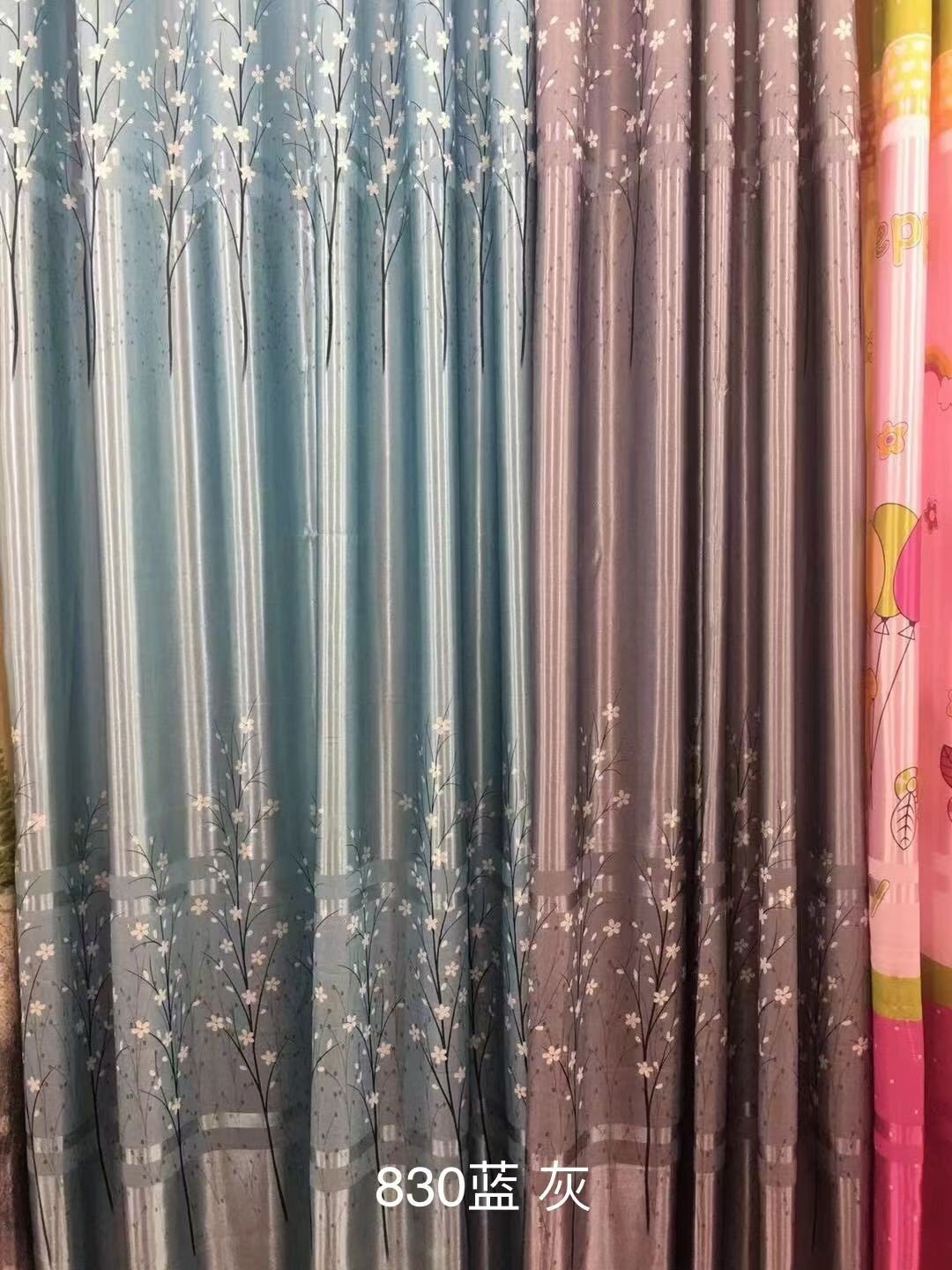 Printing curtain fabric supplier in China - Printed Curtain Fabric Blackout 300GSM 100% Polyester