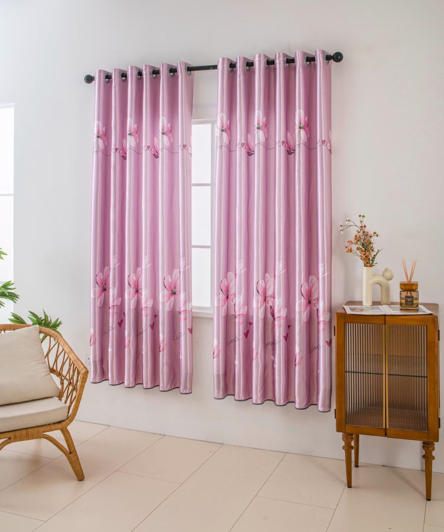 Printing curtain fabric supplier in China - Printed Curtain Fabric Blackout 280GSM 100% Polyester