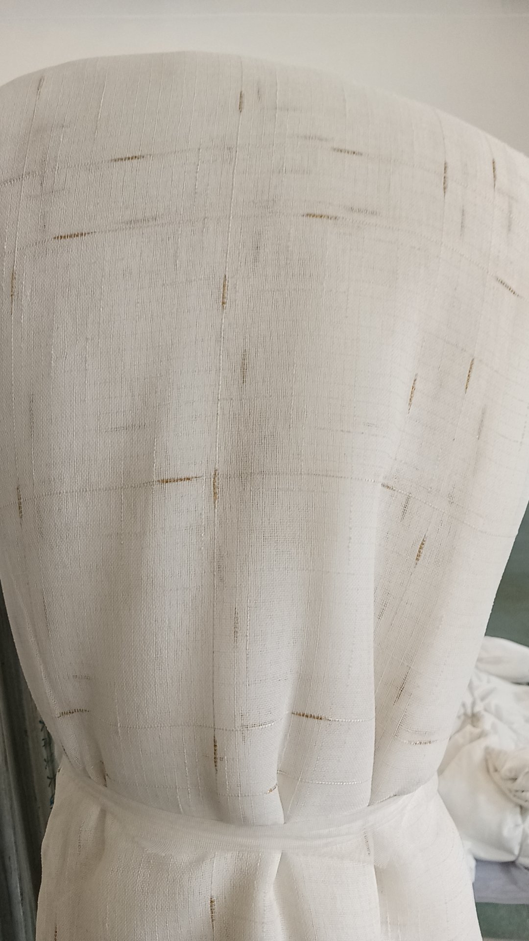 Sheer Curtain Fabric 100% Polyester fabric texture view 4