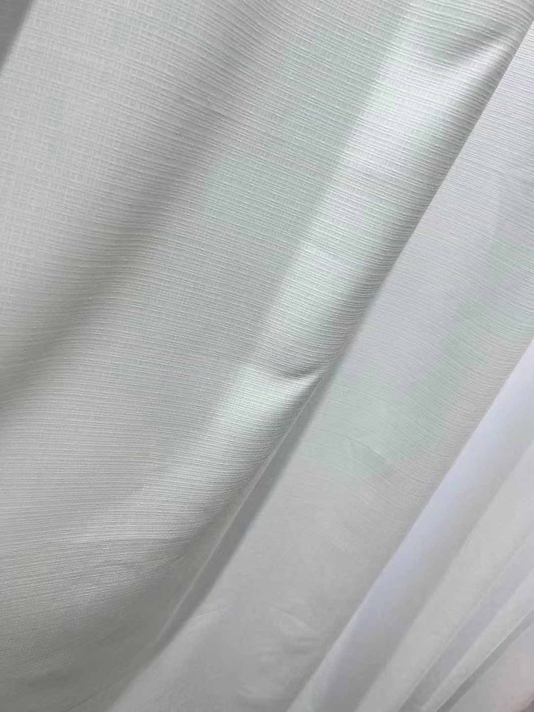 Sheer Curtain Fabric 100% Polyester fabric texture view 5