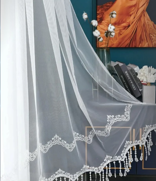 Sheer curtain fabric supplier in China - Sheer Curtain Fabric 100% Polyester