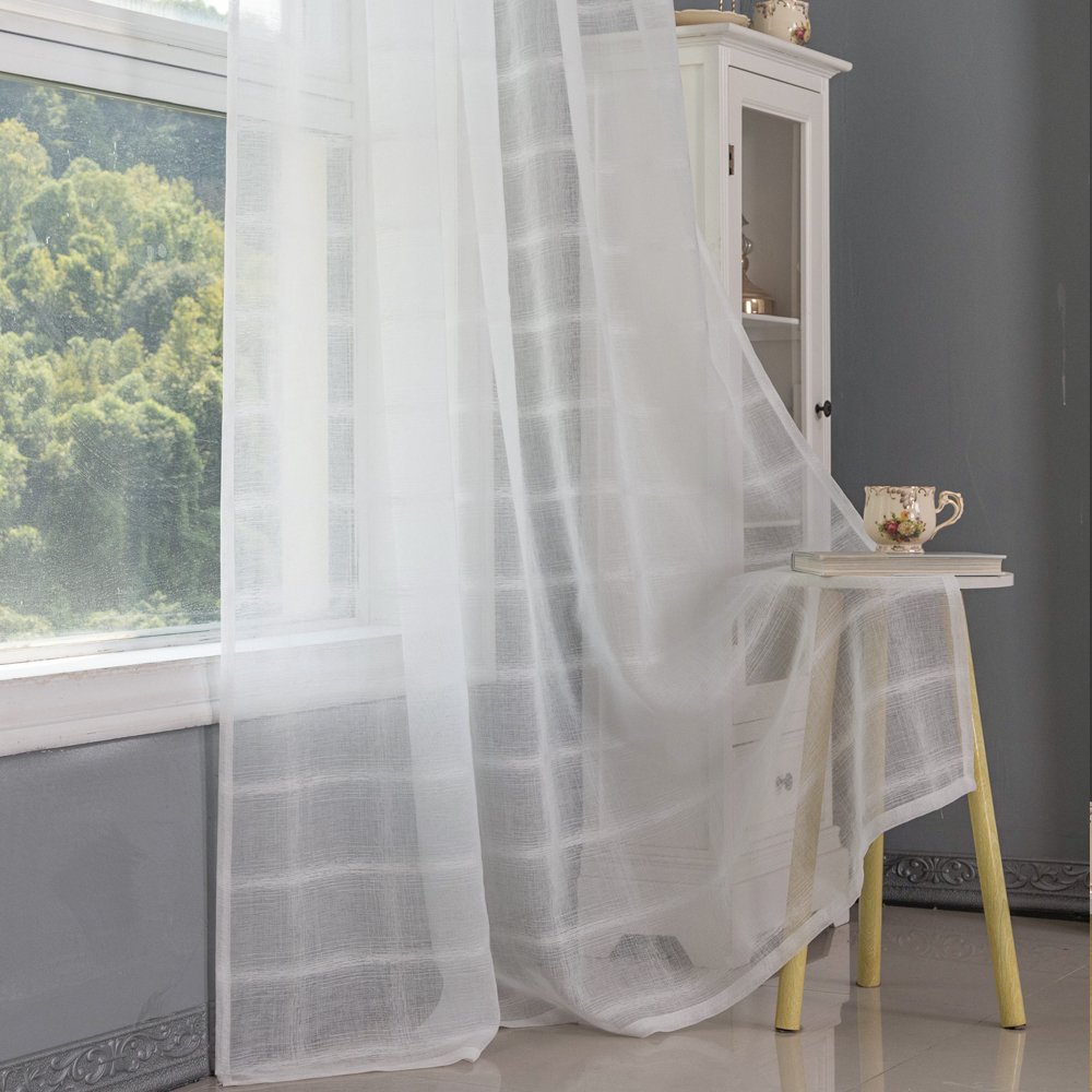 Sheer Curtain 063 fabric texture view 2