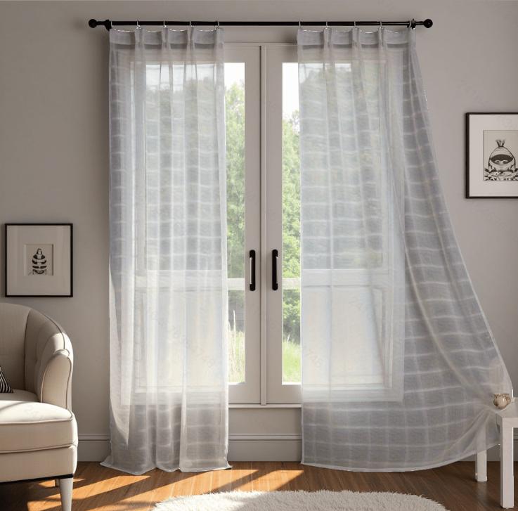 Ready Made curtain fabric supplier in China - Sheer Curtain 063