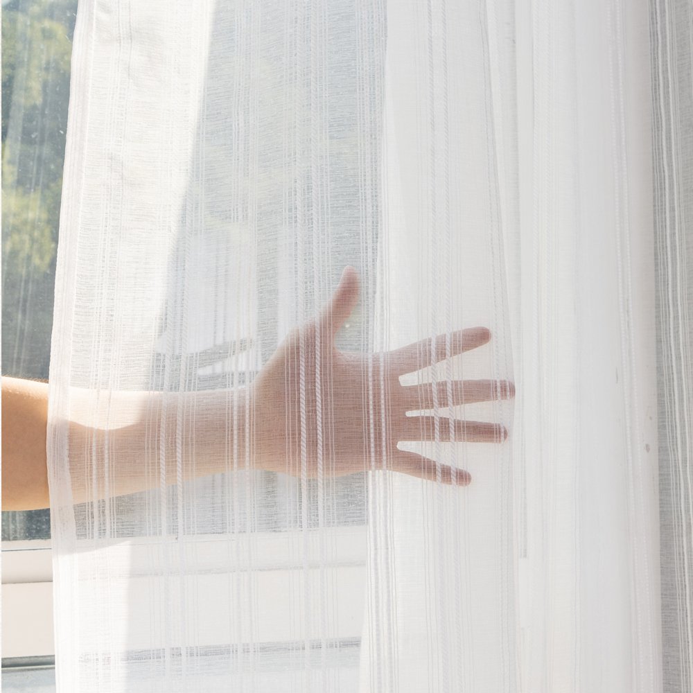 Sheer Curtain 061 fabric texture view 2