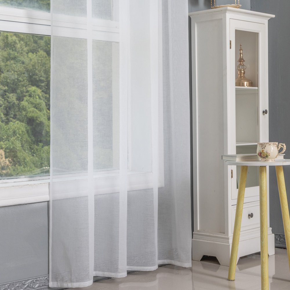 Sheer Curtain Duoli Sheer fabric texture view 2