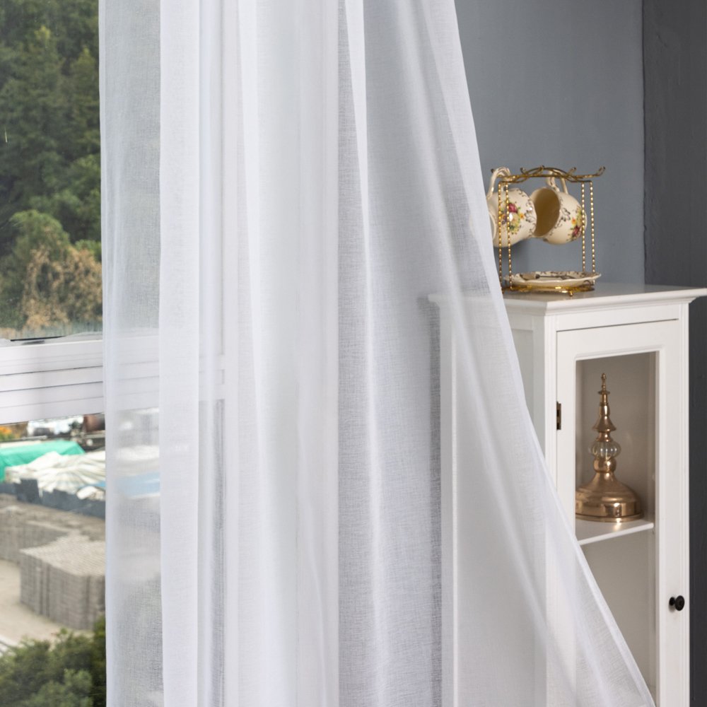 Sheer Curtain Duoli Sheer fabric texture view 4