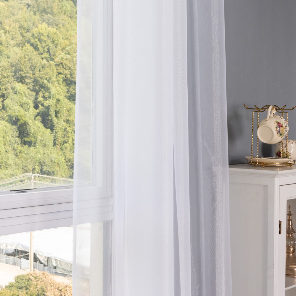 Sheer Curtain Terylene Sheer fabric texture view 2