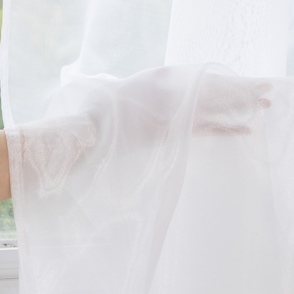 Sheer Curtain Terylene Sheer fabric texture view 4