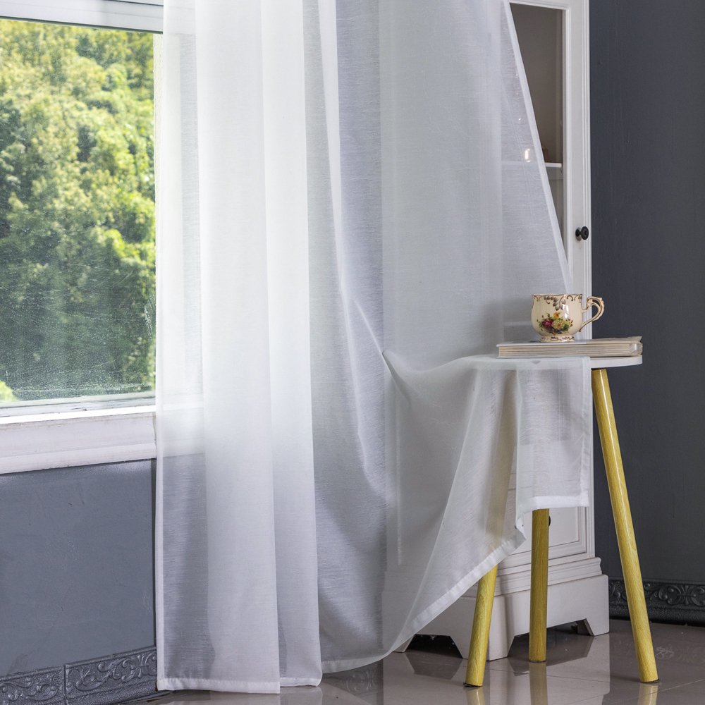 Ready Made curtain fabric supplier in China - Sheer Curtain Jacquard Sheer