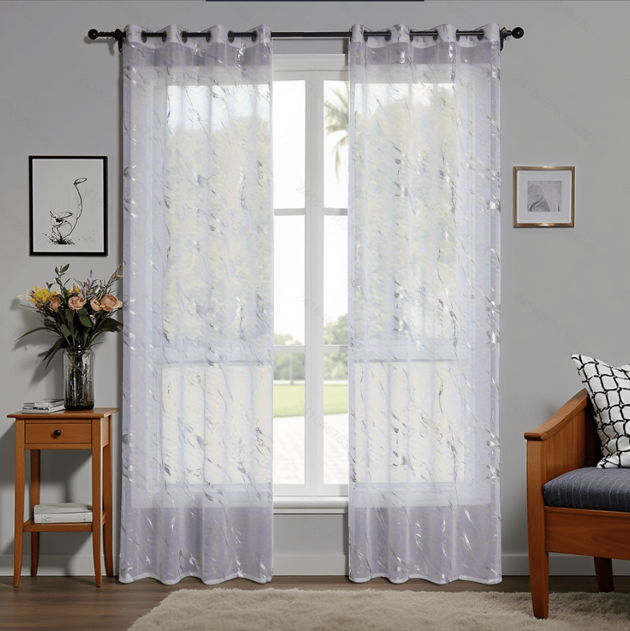 Ready Made curtain fabric supplier in China - Sheer Curtain Lightning